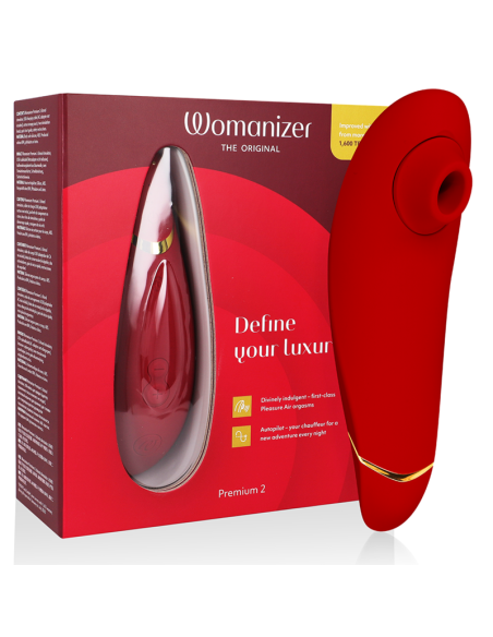 WOMANIZER - PREMIUM 2 ESTIMULADOR DE CLÍTORIS BURDEOS