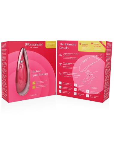 WOMANIZER - PREMIUM 2 ESTIMULADOR DE CLÍTORIS FRAMBUESA