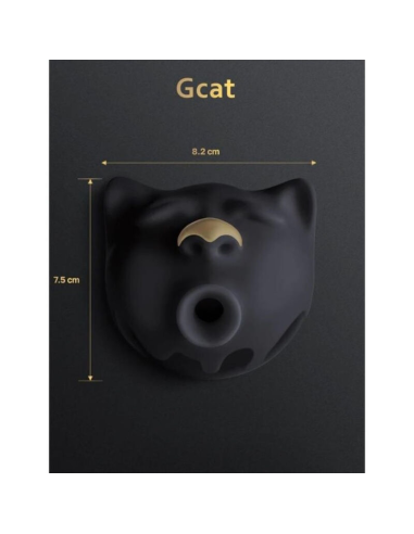 G-VIBE - GCAT MYSTIC SUCCIONADOR DE CLÍTORIS NEGRO