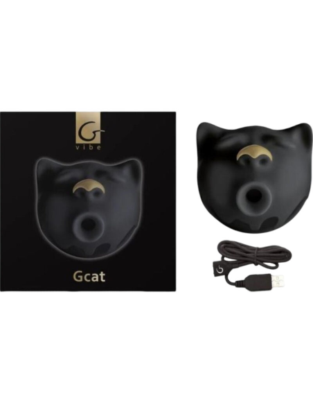 G-VIBE - GCAT MYSTIC SUCCIONADOR DE CLÍTORIS NEGRO