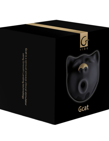 G-VIBE - GCAT MYSTIC SUCCIONADOR DE CLÍTORIS NEGRO