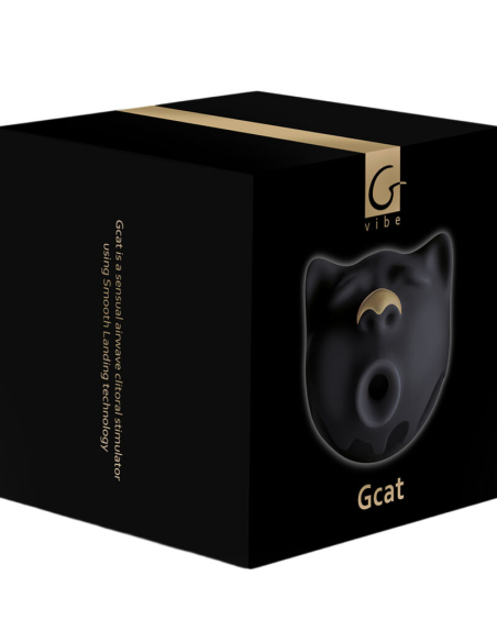 G-VIBE - GCAT MYSTIC SUCCIONADOR DE CLÍTORIS NEGRO