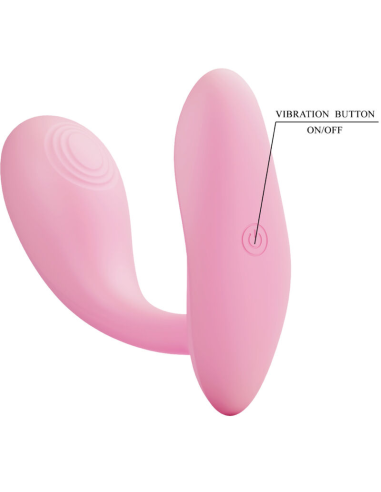 PRETTY LOVE - BAIRD G-SPOT 12 VIBRACIONES RECARGABLE ROSA APP