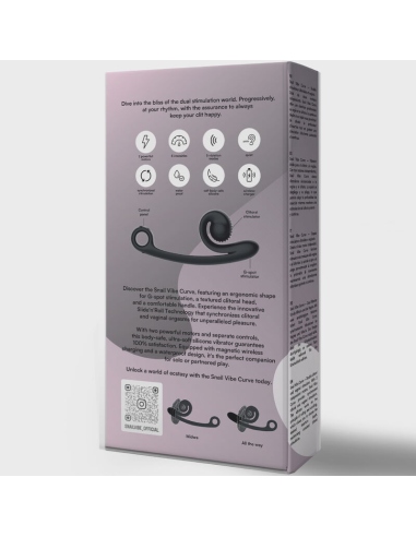 SNAIL VIBE - CURVE VIBRADOR NEGRO