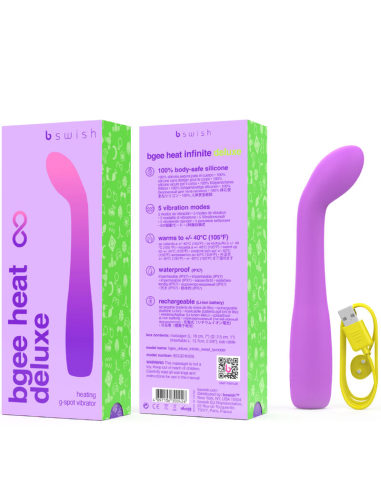 B SWISH - BGEE HEAT INFINITE DELUXE VIBRADOR RECARGABLE SILICONA LAVANDA
