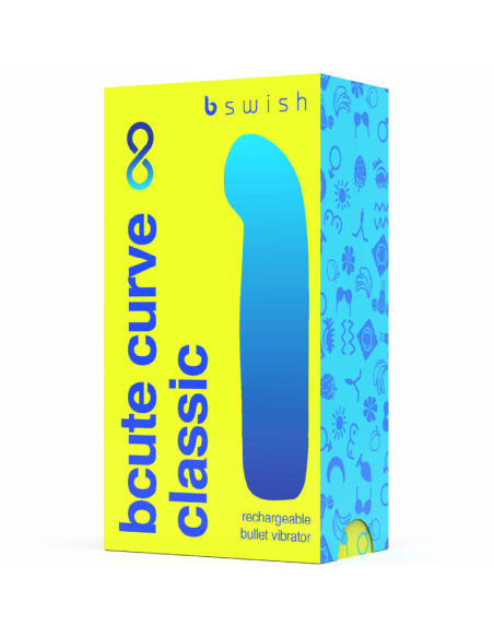 B SWISH - BCUTE CURVE INFINITE CLASSIC VIBRADOR RECARGABLE SILICONA AMARILLO