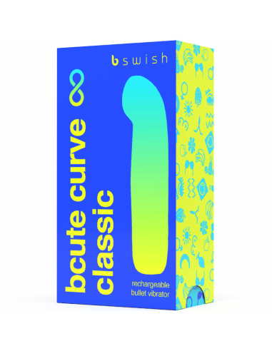 B SWISH - BCUTE CURVE INFINITE CLASSIC VIBRADOR RECARGABLE SILICONA AZUL