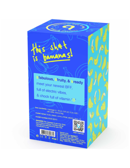 B SWISH - BCUTE CURVE INFINITE CLASSIC EDICION LIMITADA VIBRADOR RECARGABLE SILICONA AZUL