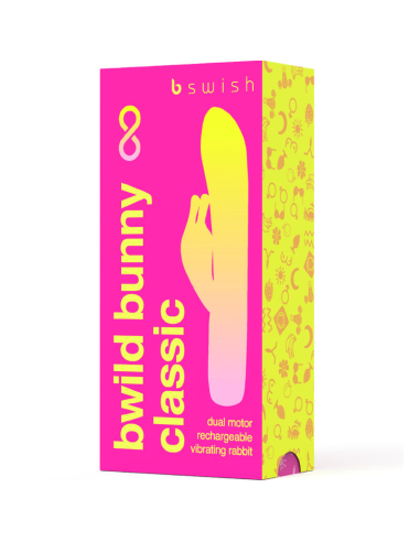 B SWISH - BWILD BUNNY INFINITE CLASSIC VIBRADOR RECARGABLE SILICONA ROSA