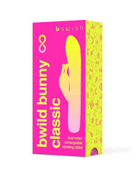 B SWISH - BWILD BUNNY INFINITE CLASSIC VIBRADOR RECARGABLE SILICONA ROSA