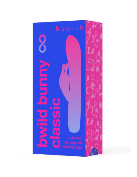 B SWISH - BWILD BUNNY INFINITE CLASSIC VIBRADOR RECARGABLE SILICONA AZUL