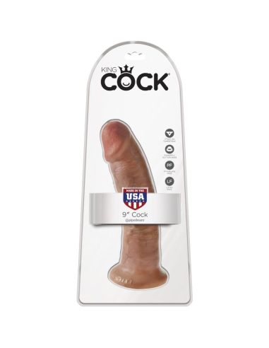 KING COCK - PENE REALÍSTICO 21.7 CM CARAMELO