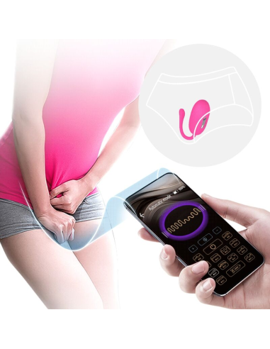 PRETTY LOVE - DOREEN HUEVO VIBRADOR RECARGABLE MAGENTA CONTROL REMOTO