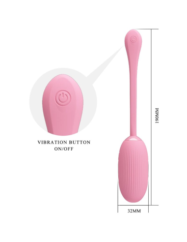 PRETTY LOVE - DOREEN HUEVO VIBRADOR RECARGABLE ROSA