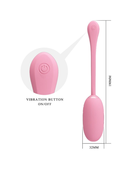 PRETTY LOVE - DOREEN HUEVO VIBRADOR RECARGABLE ROSA