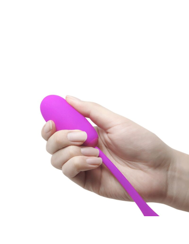 PRETTY LOVE - JULIUS HUEVO VIBRADOR IMPERMEBLE and RECARGABLE MORADO