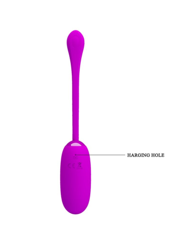 PRETTY LOVE - JULIUS HUEVO VIBRADOR IMPERMEBLE and RECARGABLE MORADO