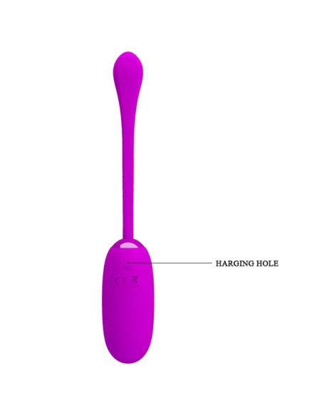 PRETTY LOVE - JULIUS HUEVO VIBRADOR IMPERMEBLE and RECARGABLE MORADO