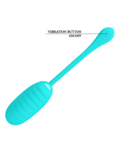 PRETTY LOVE - KIRK HUEVO VIBRADOR RECARGABLE VERDE CLARO