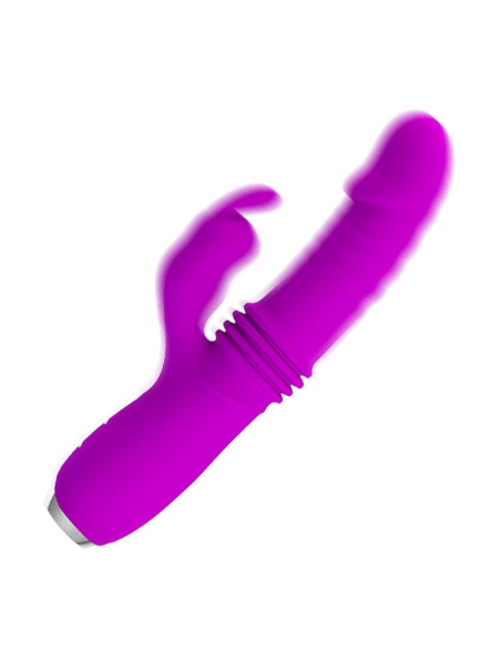 PRETTY LOVE - DOROTHY VIBRADOR CONEJO RECARGABLE MORADO