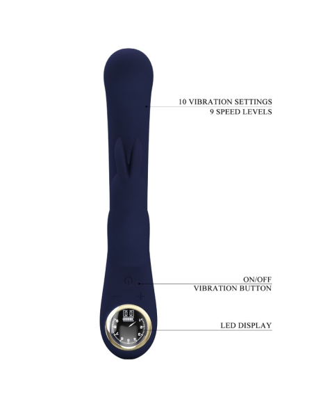 PRETTY LOVE - LAMAR VIBRADOR RABBIT and PUNTO G AZUL