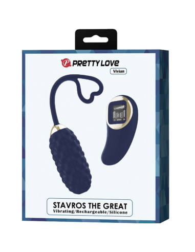 PRETTY LOVE - VIVIAN HUEVO VIBRADOR CONTROL REMOTO AZUL