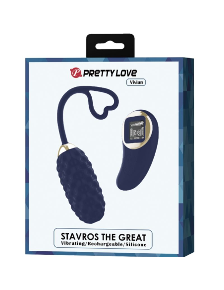 PRETTY LOVE - VIVIAN HUEVO VIBRADOR CONTROL REMOTO AZUL