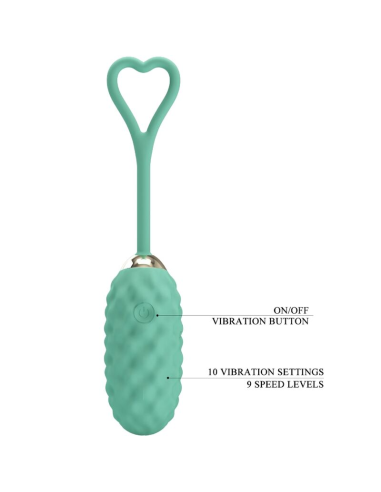 PRETTY LOVE - VIVIAN HUEVO VIBRADOR CONTROL REMOTO VERDE