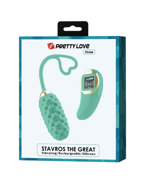 PRETTY LOVE - VIVIAN HUEVO VIBRADOR CONTROL REMOTO VERDE