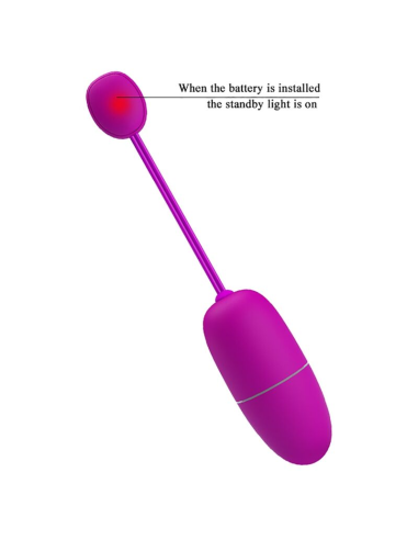 PRETTY LOVE - NYMPH HUEVO VIBRADOR CONTROLADO POR APP VIOLETA