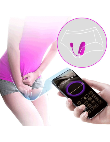 PRETTY LOVE - NYMPH HUEVO VIBRADOR CONTROLADO POR APP VIOLETA