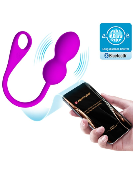 PRETTY LOVE - ELVIRA BOLAS VIBRADORAS RECARGABLE MORADO