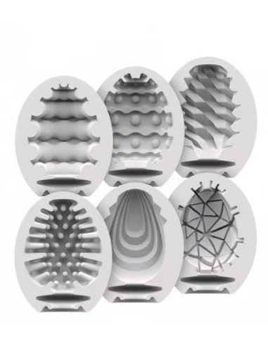 SATISFYER - HUEVOS MASTURBADORES PACK 6 UNIDADES | SexPlace.MX