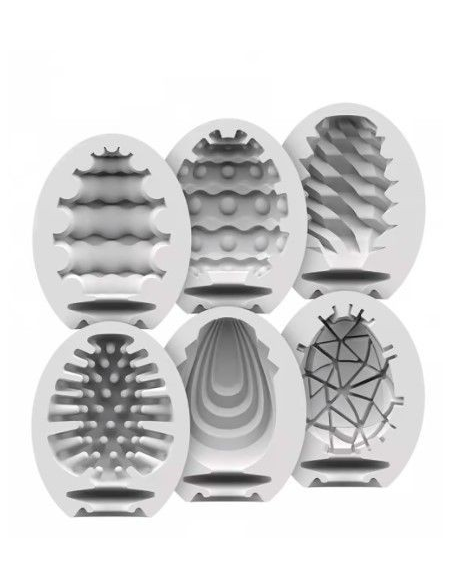 SATISFYER - HUEVOS MASTURBADORES PACK 6 UNIDADES | SexPlace.MX