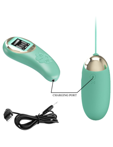 PRETTY LOVE - MINA HUEVO VIBRADOR CONTROL REMOTO VERDE
