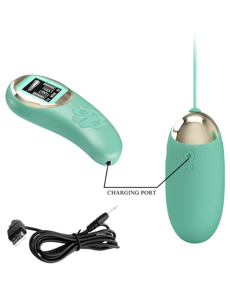 PRETTY LOVE - MINA HUEVO VIBRADOR CONTROL REMOTO VERDE