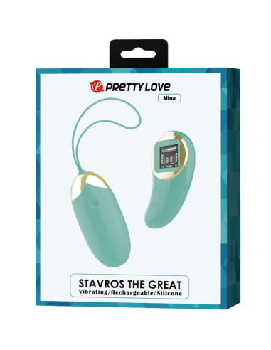 PRETTY LOVE - MINA HUEVO VIBRADOR CONTROL REMOTO VERDE