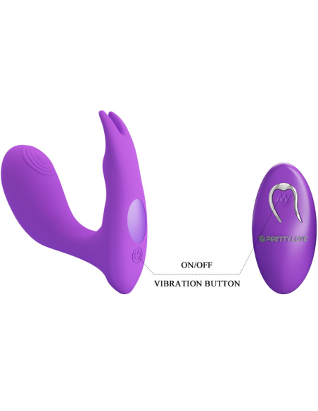 PRETTY LOVE - IDABELLE VIBRATION and PULSATION CONTROL REMOTO VIOLETA