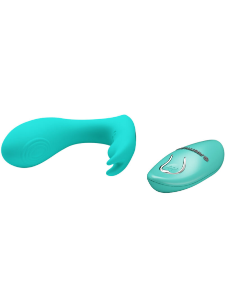PRETTY LOVE - IDABELLE VIBRATION and PULSATION CONTROL REMOTO AZUL