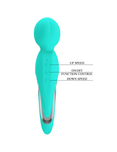 PRETTY LOVE - WALTER VIBRADOR WAND VERDE AGUA