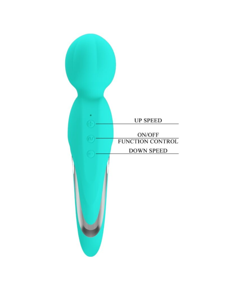 PRETTY LOVE - WALTER VIBRADOR WAND VERDE AGUA