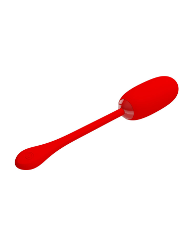 PRETTY LOVE - JULIUS HUEVO VIBRADOR IMPERMEBLE and RECARGABLE ROJO