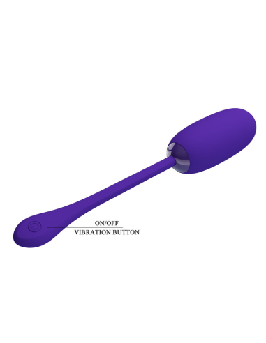 PRETTY LOVE - JULIUS HUEVO VIBRADOR IMPERMEBLE and RECARGABLE LILA
