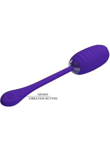 PRETTY LOVE - KIRK HUEVO VIBRADOR RECARGABLE LILA