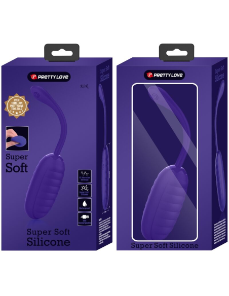 PRETTY LOVE - KIRK HUEVO VIBRADOR RECARGABLE LILA