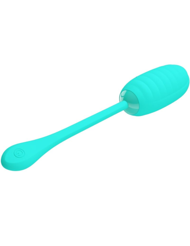 PRETTY LOVE - KIRK HUEVO VIBRADOR RECARGABLE VERDE AGUA