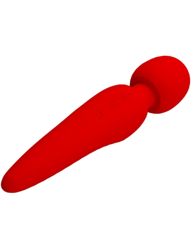 PRETTY LOVE - MEREDITH MASAJEADOR 12 MODOS VIBRACIÓN ROJO