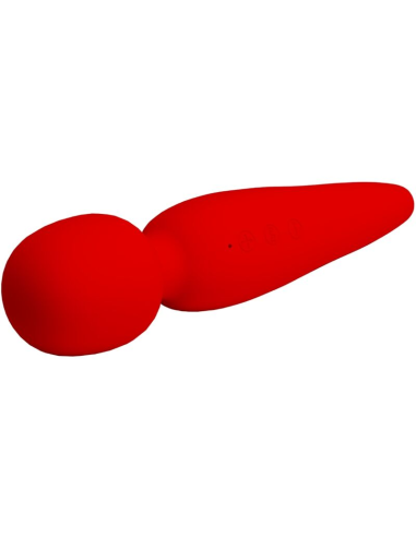 PRETTY LOVE - MEREDITH MASAJEADOR 12 MODOS VIBRACIÓN ROJO