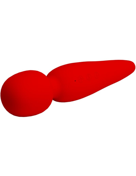 PRETTY LOVE - MEREDITH MASAJEADOR 12 MODOS VIBRACIÓN ROJO