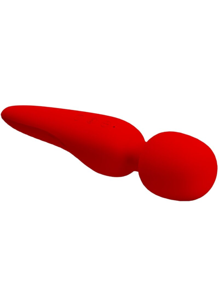 PRETTY LOVE - MEREDITH MASAJEADOR 12 MODOS VIBRACIÓN ROJO